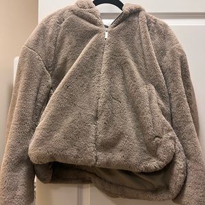 Zara Teddy cropped jacket